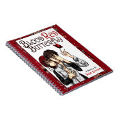 Carnet rouge sang de papillon (Côté Droit)