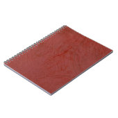 Carnet Rouge Uni (Côté gauche)