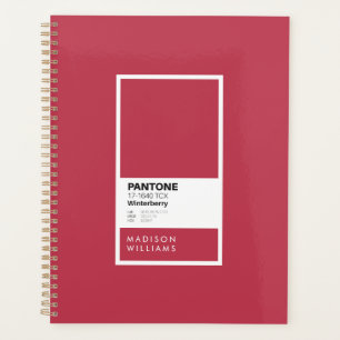 Carnet rouge Winterberry personnalisé   Personnali