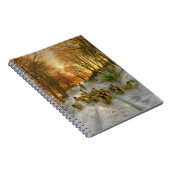 Carnet Rougeoyé avec des teintes de même des heures (Côté Droit)