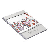 Carnet rouges d'équipe de chien du football (Côté Droit)