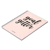 Carnet Rougissent l'acquéreur rose de but des points | (Côté gauche)