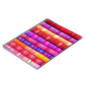 Carnet Rouleaux de tissus colorés (Côté gauche)