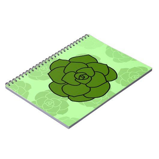 Carnet Rounded Succulent (Côté gauche)
