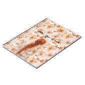 Carnet Rousse Tresses Cheveux Fleur Robe (Côté gauche)