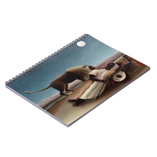 Carnet Rousseau’s Sleeping Gypsy notebook (Côté gauche)