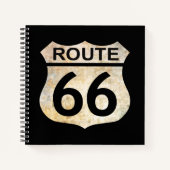 Carnet Route 66 avec vos initiales au dos (Devant)