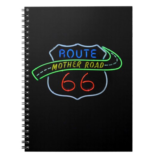 Carnet Route 66, Route Mère, Panneau néon (Devant)