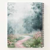 Carnet Route de campagne brumeuse - Sentier forestier Pay (Dos)