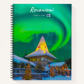 Carnet Rovaniemi, Finlande - Spirale magique de l'aurore