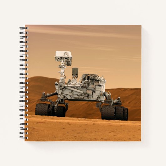 Carnet Rover Curiosity Du Laboratoire Scientifique Mars.  (Devant)