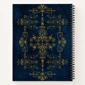 Carnet Royal Arcane Sigil - Or fleurit à minuit (Dos)