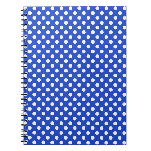 Carnet Royal Blue Combination Pois par STaylor (Devant)