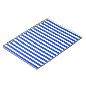 Carnet Royal Blue Combination Stripes par Shirley Taylor (Côté gauche)