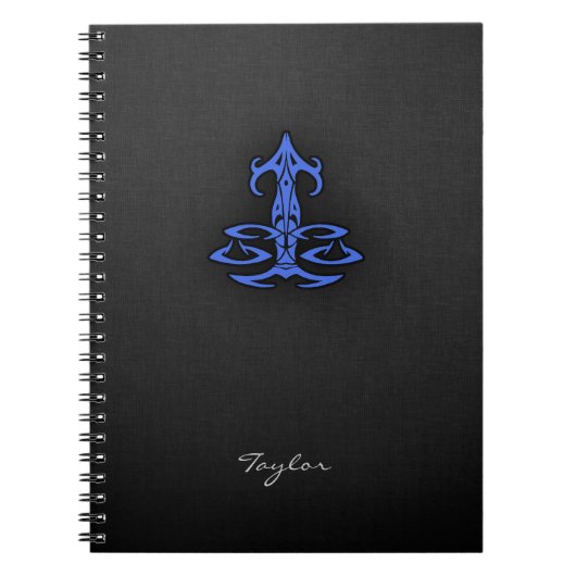 Carnet Royal Blue Libra (Devant)