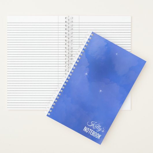 Carnet Royal Blue Star (À l'intérieur)