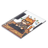 Carnet Royal Chat | Journal Élégant et Mignon de C (Côté gauche)
