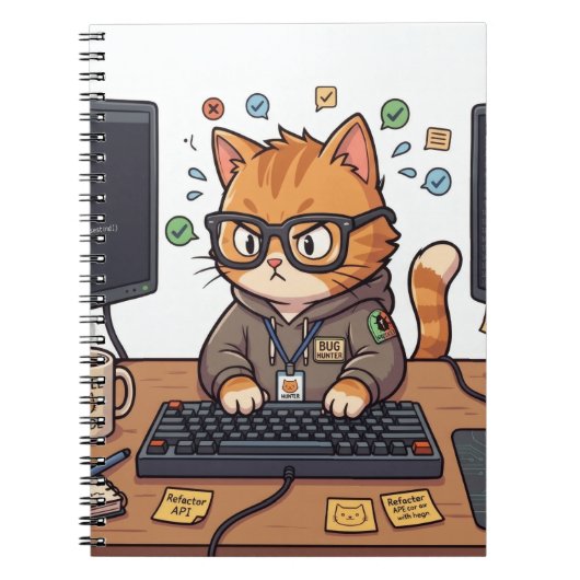 Carnet Royal Chat | Journal Élégant et Mignon de C (Devant)