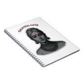 Carnet Royal Gaze Indian Queen Minimalist Bold Line Art (Côté Droit)