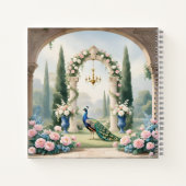 Carnet Royal Peacock Garden"Personalized SSpiral Notebook (Dos)