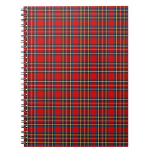 Carnet Royal Stewart Tartan Plaid Scottish Motif
