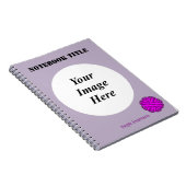 Carnet Ruban à fleurs violettes Modèle par Kenneth Yoncic (Côté Droit)