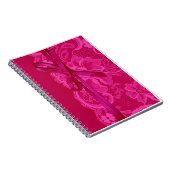 Carnet Ruban d'arcs et fuschia de planificateur de (Côté Droit)