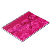 Carnet Ruban d'arcs et fuschia de planificateur de (Côté gauche)