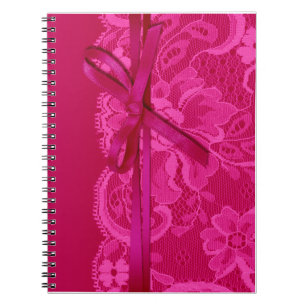 Carnet Ruban d'arcs et fuschia de planificateur de