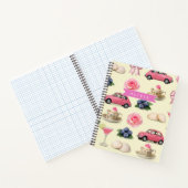 Carnet Ruban de cocktail rose coquette personnalisé adora (Intérieur)