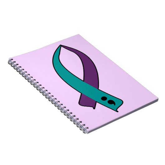 Carnet Ruban de conscience de suicide (Côté Droit)