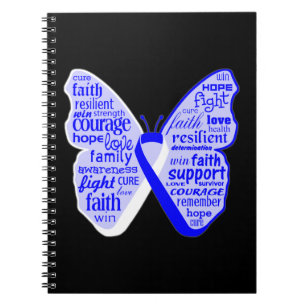 Carnet Ruban de papillon de conscience de la maladie de