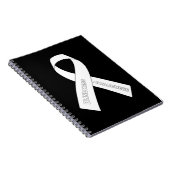 Carnet Ruban de sensibilisation à la cécité (Côté Droit)