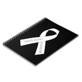 Carnet Ruban de sensibilisation à la cécité (Côté gauche)