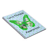 Carnet Ruban de sensibilisation à la maladie de Lyme vert (Côté Droit)