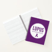 Carnet Ruban de sensibilisation Lupus pourpre (Intérieur)