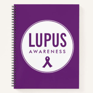 Carnet Ruban de sensibilisation Lupus pourpre