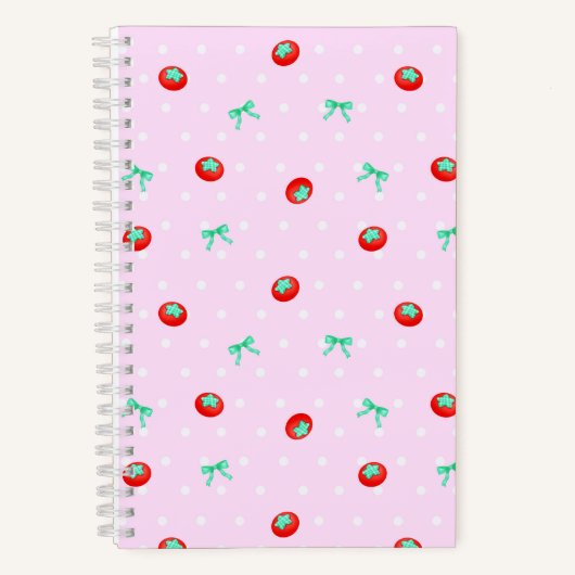 Carnet Ruban de Tomate Point Rose (Recto)