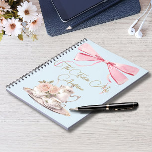 Carnet Ruban Élégant de Thé de Mariage de l'Ère Régence
