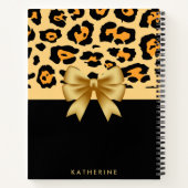 Carnet Ruban et Empreinte de léopard (Dos)