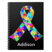 Carnet Ruban fait sur commande de sensibilisation sur (Devant)