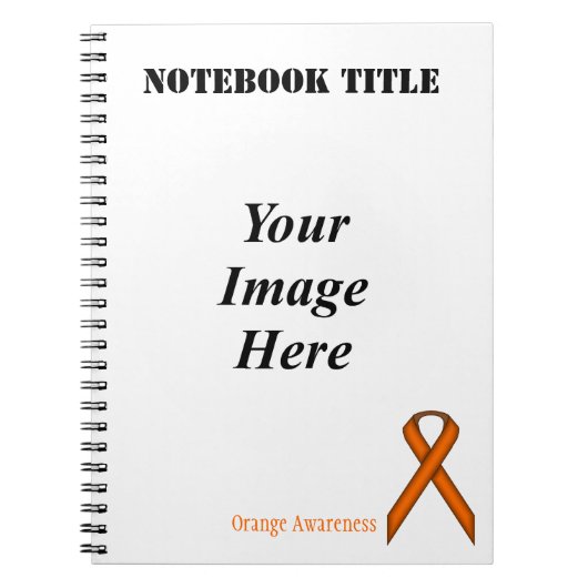 Carnet Ruban orange standard par Kenneth Yoncich (Devant)