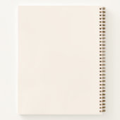 Carnet Ruban rose beige citation (Dos)