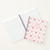 Carnet Ruban Rose Coquette (Intérieur)