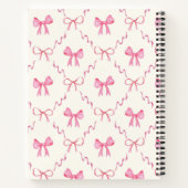 Carnet Ruban Rose Coquette (Dos)