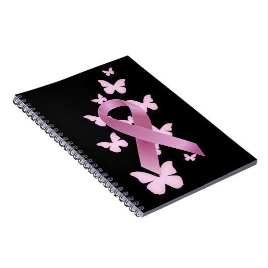 Carnet Ruban rose de conscience (Côté Droit)