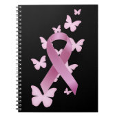 Carnet Ruban rose de conscience (Devant)