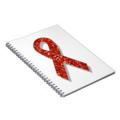 Carnet ruban rouge scintillant (Côté Droit)