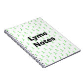 Carnet Rubans de sensibilisation à la maladie de Lyme Lym (Côté Droit)