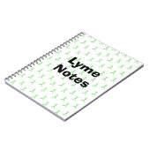 Carnet Rubans de sensibilisation à la maladie de Lyme Lym (Côté gauche)